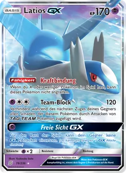 Latios GX, Karte 78 aus Bund der Gleichgesinnten