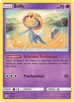 Selfe, Karte 83 aus Bund der Gleichgesinnten