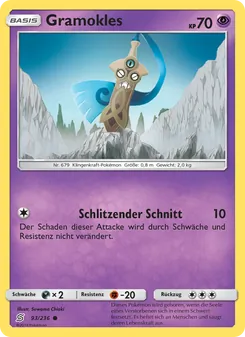 Gramokles, Karte 93 aus Bund der Gleichgesinnten