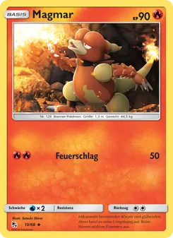Magmar, Karte 10 aus Verborgenes Schicksal