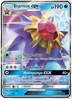 Starmie-GX, Karte 14 aus Verborgenes Schicksal