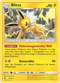 Blitza, Karte 23 aus Verborgenes Schicksal