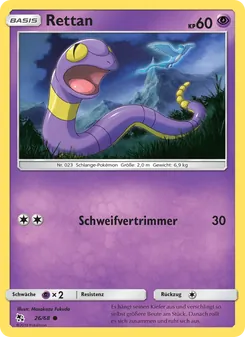 Rettan, Karte 26 aus Verborgenes Schicksal