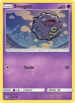 Smogon, Karte 28 aus Verborgenes Schicksal