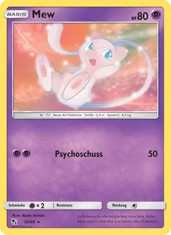 Mew, Karte 32 aus Verborgenes Schicksal
