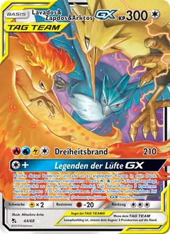 Lavados & Zapdos & Arktos-GX, Karte 44 aus Verborgenes Schicksal