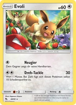 Evoli, Karte 48 aus Verborgenes Schicksal