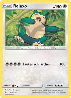 Relaxo, Karte 50 aus Verborgenes Schicksal