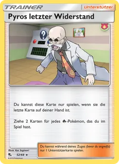 Pyros letzter Widerstand, Karte 52 aus Verborgenes Schicksal