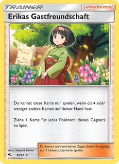 Erikas Gastfreundschaft, Karte 56 aus Verborgenes Schicksal
