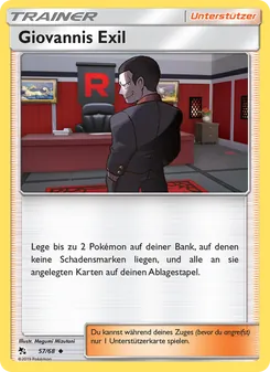 Giovannis Exil, Karte 57 aus Verborgenes Schicksal