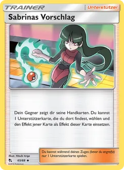 Sabrinas Vorschlag, Karte 65 aus Verborgenes Schicksal