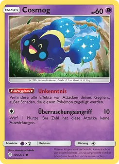 Cosmog, Karte 100 aus Welten im Wandel