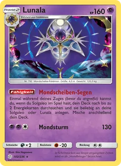 Lunala, Karte 102 aus Welten im Wandel