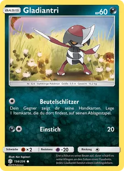 Gladiantri, Karte 134 aus Welten im Wandel