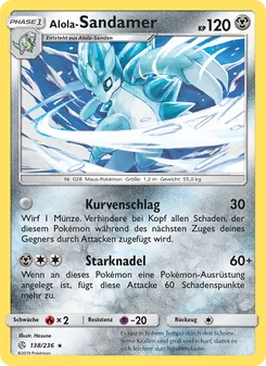 Alola-Sandamer, Karte 138 aus Welten im Wandel