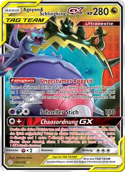 Agoyon & Schlingking GX, Karte 158 aus Welten im Wandel