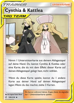 Cynthia & Kattlea, Karte 189 aus Welten im Wandel