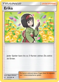 Erika, Karte 191 aus Welten im Wandel