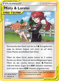 Misty & Lorelei, Karte 199 aus Welten im Wandel