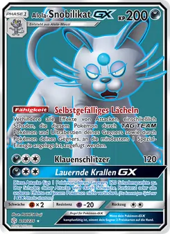 Alola-Snobilikat GX, Karte 219 aus Welten im Wandel