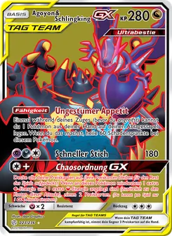 Agoyon & Schlingking GX, Karte 223 aus Welten im Wandel