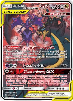 Agoyon & Schlingking GX, Karte 224 aus Welten im Wandel