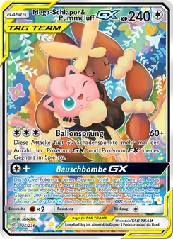 Mega-Schlapor & Pummeluff GX, Karte 226 aus Welten im Wandel