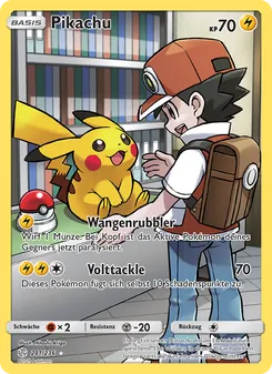 Pikachu, Karte 241 aus Welten im Wandel