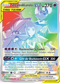 Solgaleo & Lunala GX, Karte 254 aus Welten im Wandel