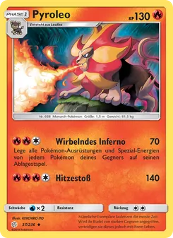Pyroleo, Karte 37 aus Welten im Wandel