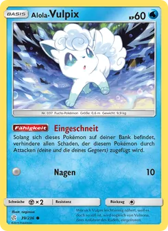 Alola Vulpix, Karte 39 aus Welten im Wandel