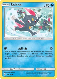 Sniebel, Karte 43 aus Welten im Wandel