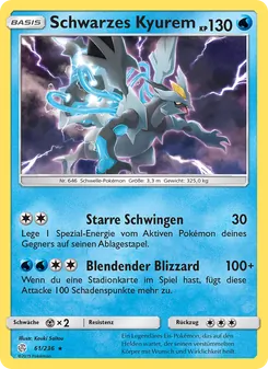 Schwarzes Kyurem, Karte 61 aus Welten im Wandel