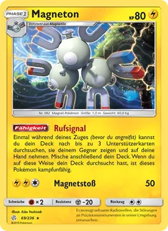 Magneton, Karte 69 aus Welten im Wandel