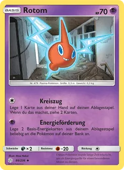Rotom, Karte 86 aus Welten im Wandel
