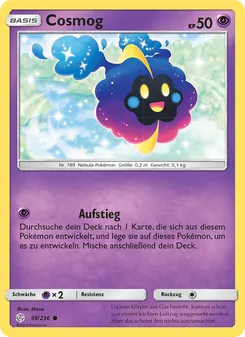 Cosmog, Karte 99 aus Welten im Wandel
