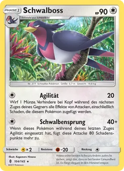 Schwalboss, Karte 104 aus Stunde der Wächter