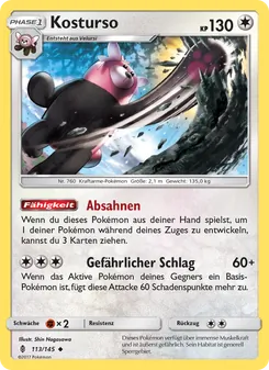 Kosturso, Karte 113 aus Stunde der Wächter