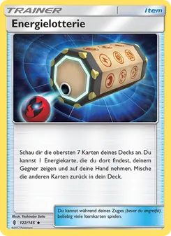 Energielotterie, Karte 122 aus Stunde der Wächter