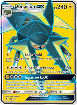 Donarion GX, Karte 134 aus Stunde der Wächter