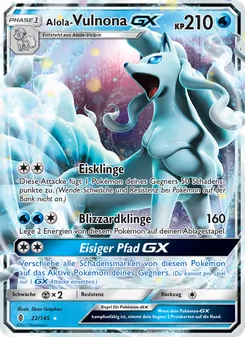 Alola Vulnona GX, Karte 22 aus Stunde der Wächter