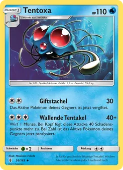 Tentoxa, Karte 24 aus Stunde der Wächter