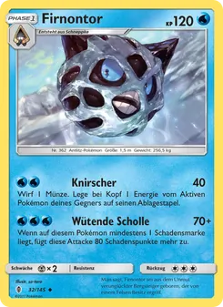 Firnontor, Karte 32 aus Stunde der Wächter