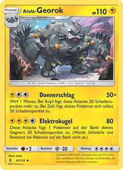 Alola-Georok, Karte 41 aus Stunde der Wächter