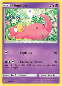 Flegmon, Karte 48 aus Stunde der Wächter