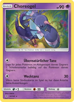 Choreogel, Karte 56 aus Stunde der Wächter