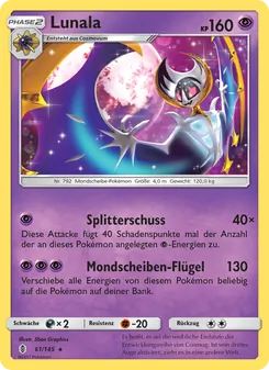 Lunala, Karte 61 aus Stunde der Wächter