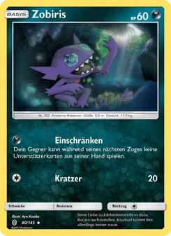 Zobiris, Karte 80 aus Stunde der Wächter