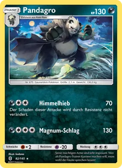 Pandagro, Karte 82 aus Stunde der Wächter